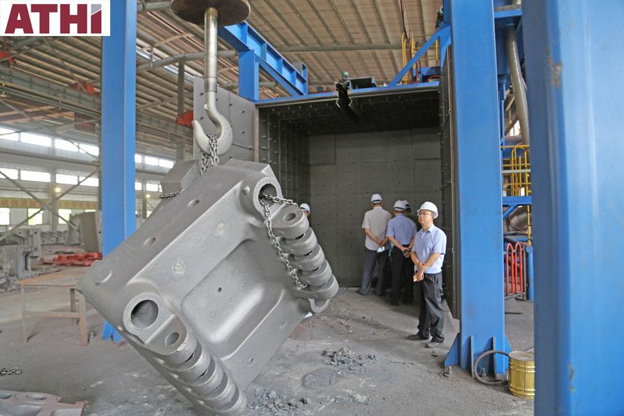 Q3780 hook blasting machine